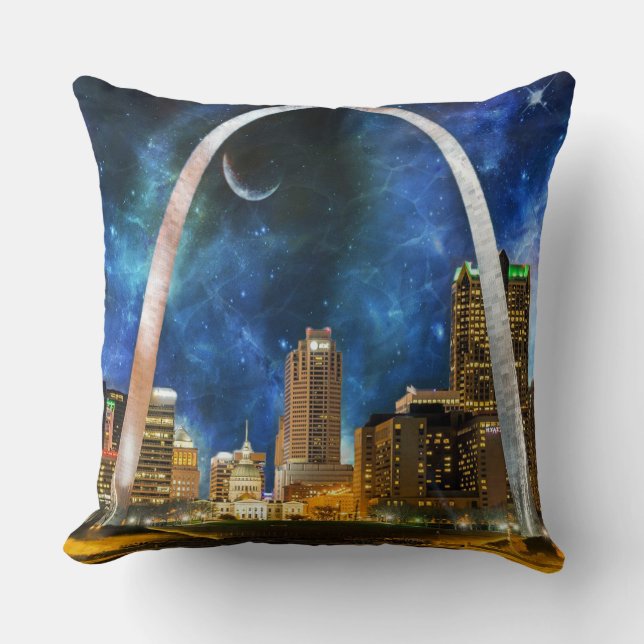 Coussin Spacey St. Louis Skyline (Recto)