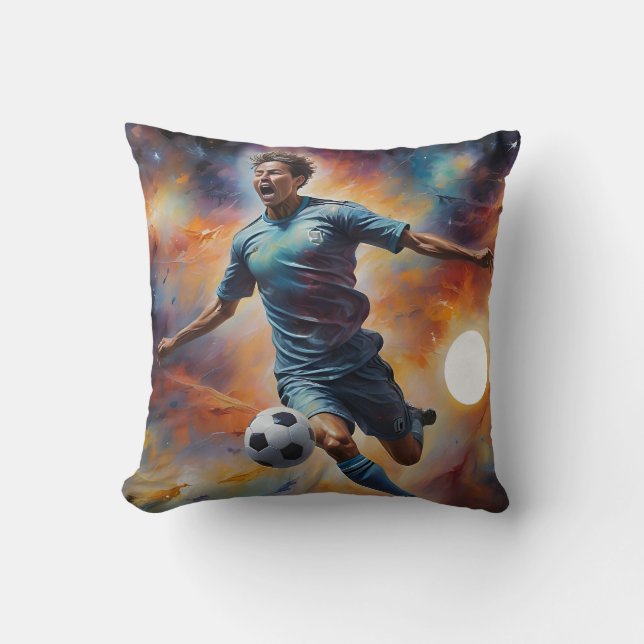 Coussin Spatiale Nebula Soccer (Recto)