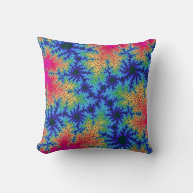 Coussin Speckle arc-en-ciel tropical (Recto)