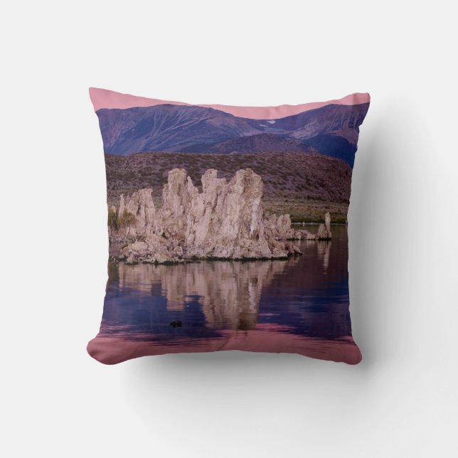 Coussin Spectaculaire Mono Lake dans l'ombre (Recto)