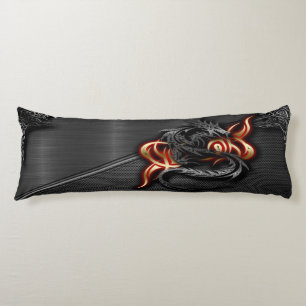 Coussin spectral de corps de dragon (20" x 54")