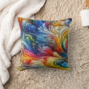 Coussin Spectre Abstrait contemporain