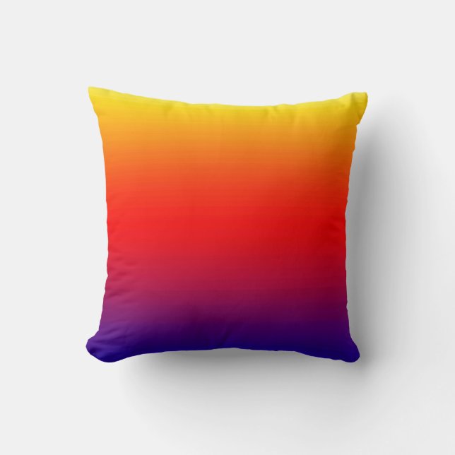 Coussin Spectre des couleurs horizontales -1 (Recto)