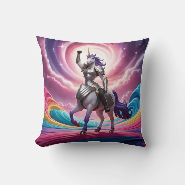 Coussin Spectre lumineux Unicorne Souverain (Recto)