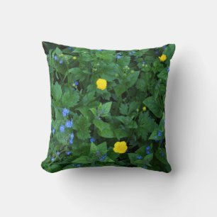 Coussin Speedwell et Buttercups