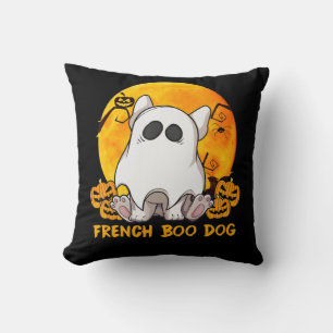 Coussin Spider Gift French Boo Bulldog Avec Citrouille Spi