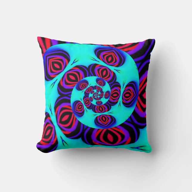 Coussin Spiral Mandala (Recto)