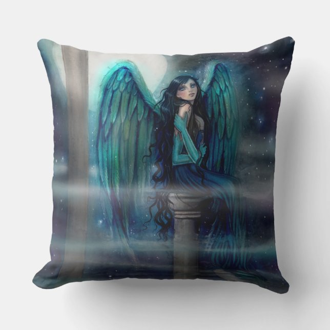 Coussin Spirit Guide Angel Imaginaire Art (Recto)