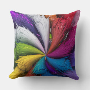 Coussin Splash coloré