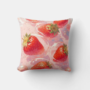 Coussin Splash fraise