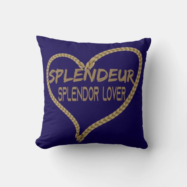 Coussin Splendeur Heart (Recto)