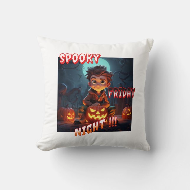 Coussin Spock vendredi Halloween Jeu d'oreiller (Recto)