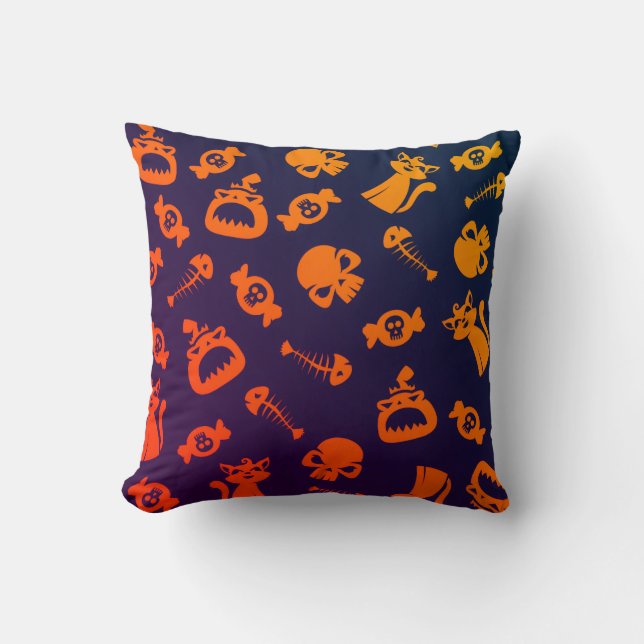 Coussin Spooky Seamless Pattern C (Style: 1) (Recto)