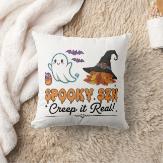 Coussin Spooky Szn Halloween Ghosts – Cute Fall