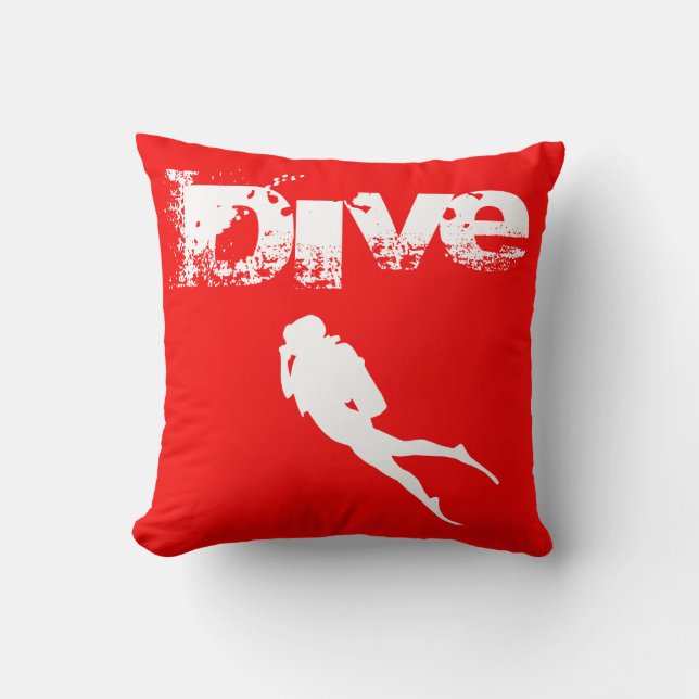 Coussin Sport de plongée, plongée sous-marine (Recto)