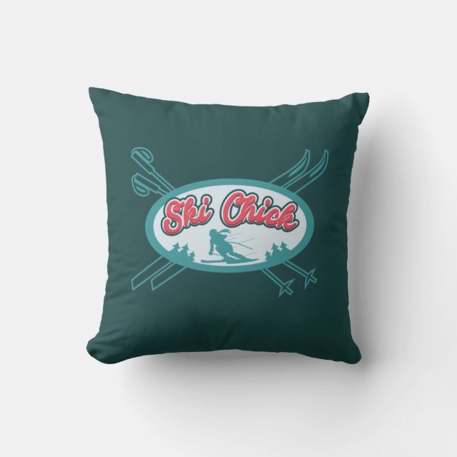 Coussin Sports d'hiver de ski (Recto)