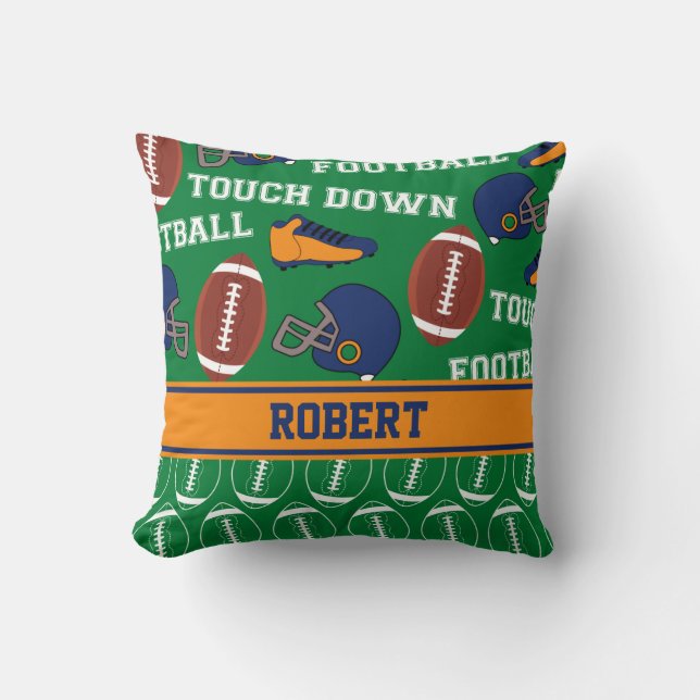 Coussin SPORTS Personnaliser le Motif de football pour Man (Recto)