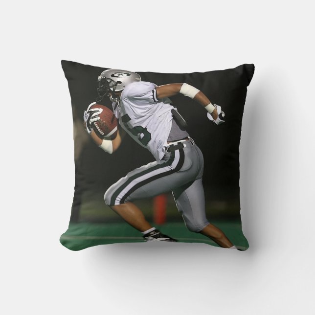 Coussin Sports photo de football personnalisés (Recto)