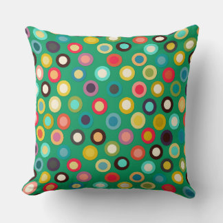 Coussin spot vert