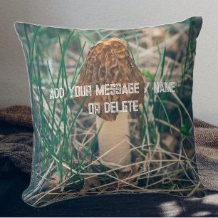 Coussin Spring Morel Mushroom