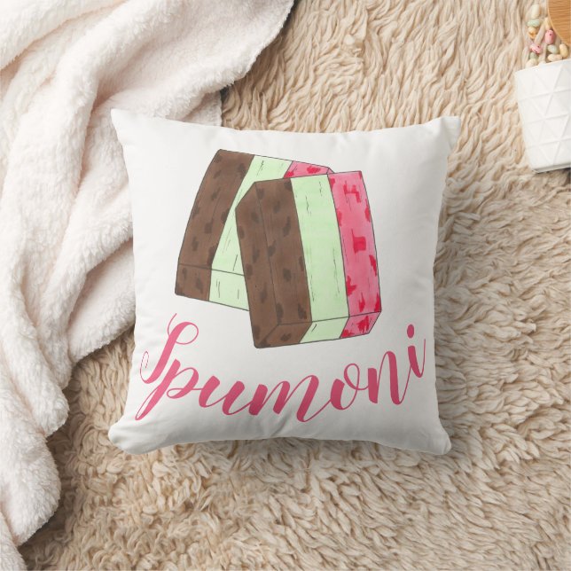 Coussin Spumoni Italien Gelato Crème de glace Dessert Spum (Couverture)