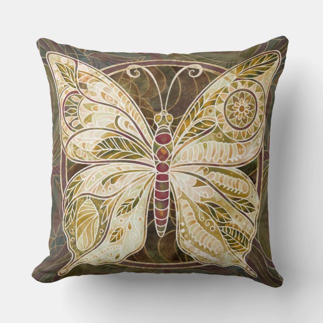 Coussin Square Pillow “The Storyteller of Ancient Echoes” (Recto)