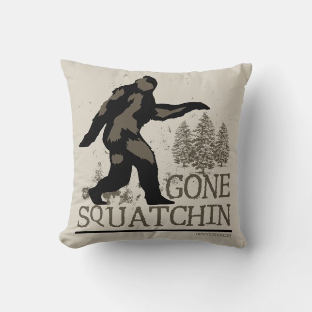 Coussin Squatchin allé (Recto)