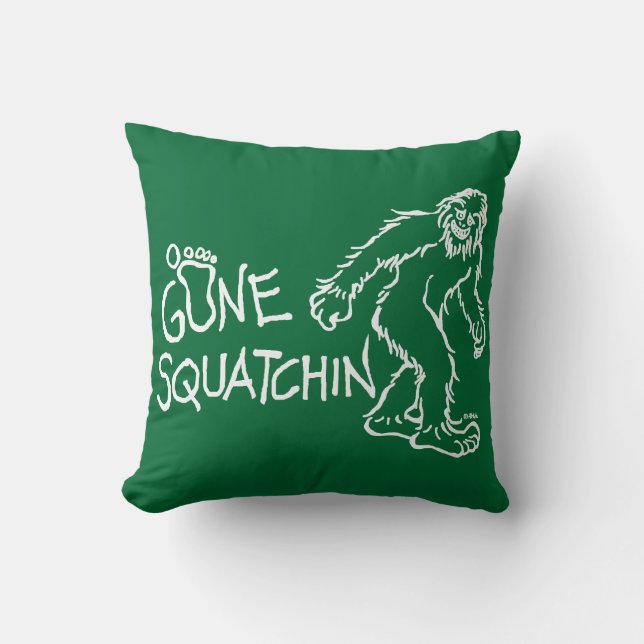 Coussin Squatchin allé (Recto)