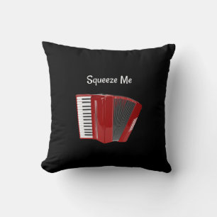 Coussin Squeeze Me, Accordéon Rouge,