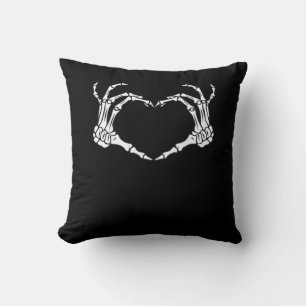 Coussin Squelette Coeur main Signer Costume Drôle Hallowee