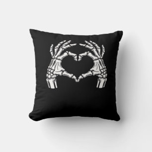 Coussin Squelette Mains du coeur Signal Costume d'Hallowee