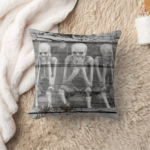 Coussin Squelettes d'Halloween