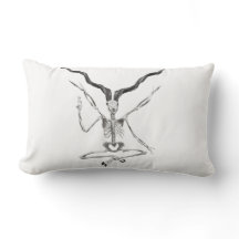 Coussin squelettique de Baphomet