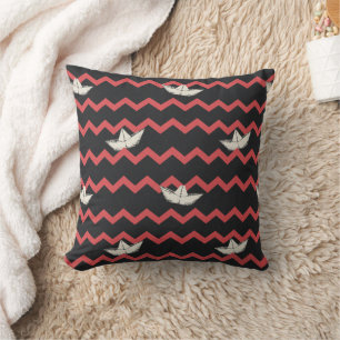 Coussin SS Georgie Boat Chevron Motif