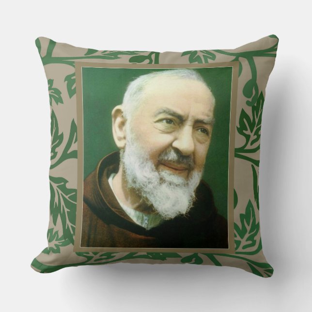 Coussin St Aumônier Pio de Pietralcina (Recto)