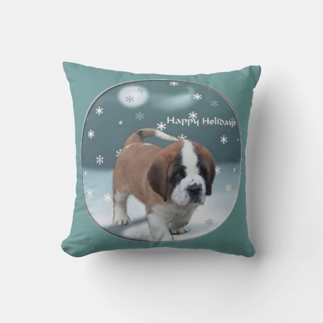 Coussin St Bernard Noël (Recto)