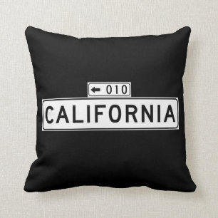 Coussin St de la Californie, plaque de rue de San