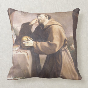 Coussin St Francis d'Assisi à la prière