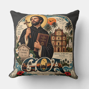 Coussin St. Francis Xavier – Patrimoine de Goa
