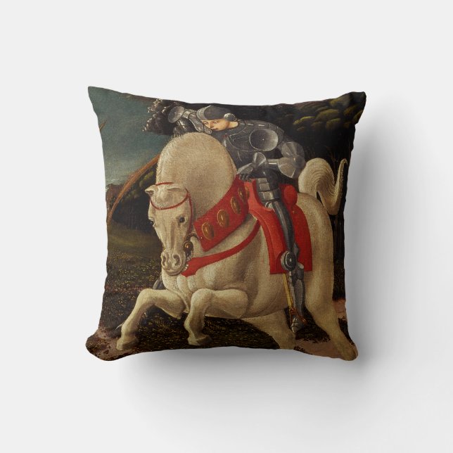 Coussin St George et le dragon (détail), c.1470 (Recto)