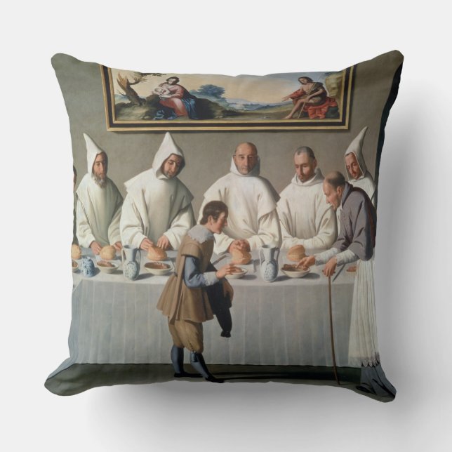 Coussin St Hugh de Cluny (1024-1109) dans le réfectoire de (Recto)