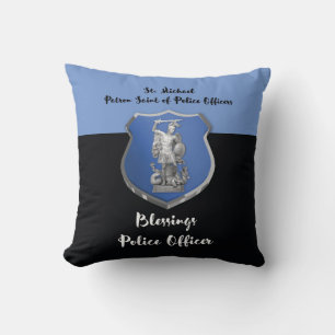 Coussin St. Michael Blessings au nouveau policier