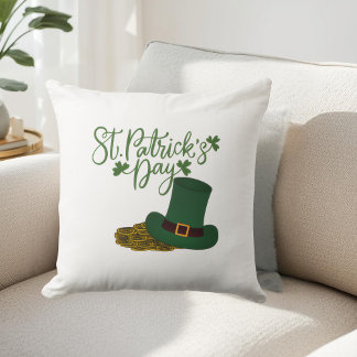 Coussin St. Patrick's Day Throw Pillow