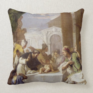 Coussin St Vincent Ferrer exécutant un miracle