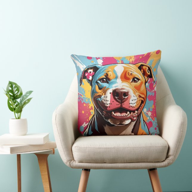 Coussin Staffordshire Birthday Fun (Chaise)