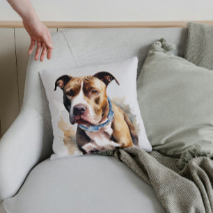 Coussin Staffordshire Bull Terrier Le 🐾 Guardian Gentle