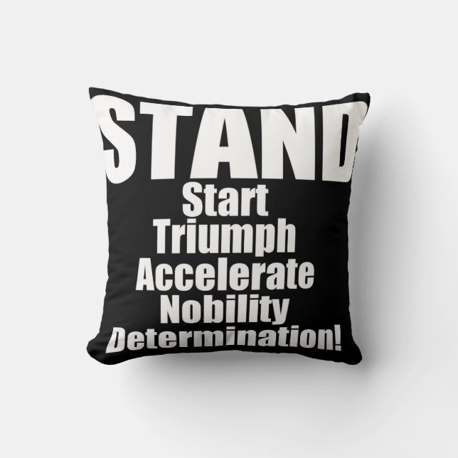 Coussin STAND, collection (Recto)