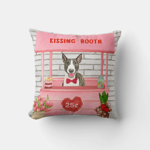 Coussin Stand de baisers de la Saint-Valentin pour chien B