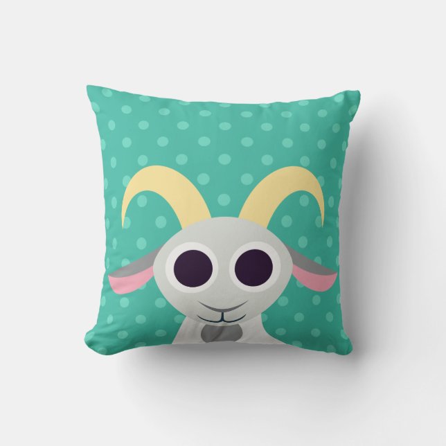 Coussin Stanley la chèvre (Recto)