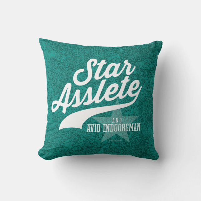 Coussin Star Asslete (Avid Indoorsman) (Recto)